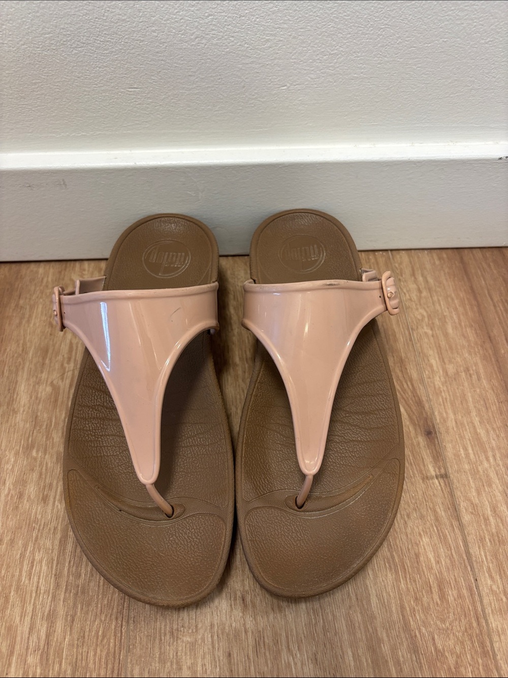 FitFlop Women's Blush Pink Thong Sandals